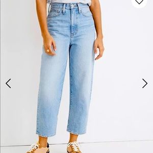 Madewell Balloon Jeans in Datewood Wash size 28.